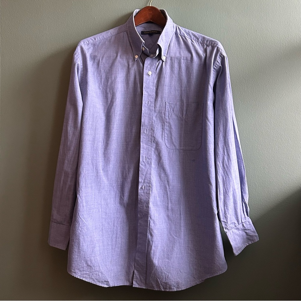 Tommy Hilfiger | Men's Blue Casual Button-Down Shirt